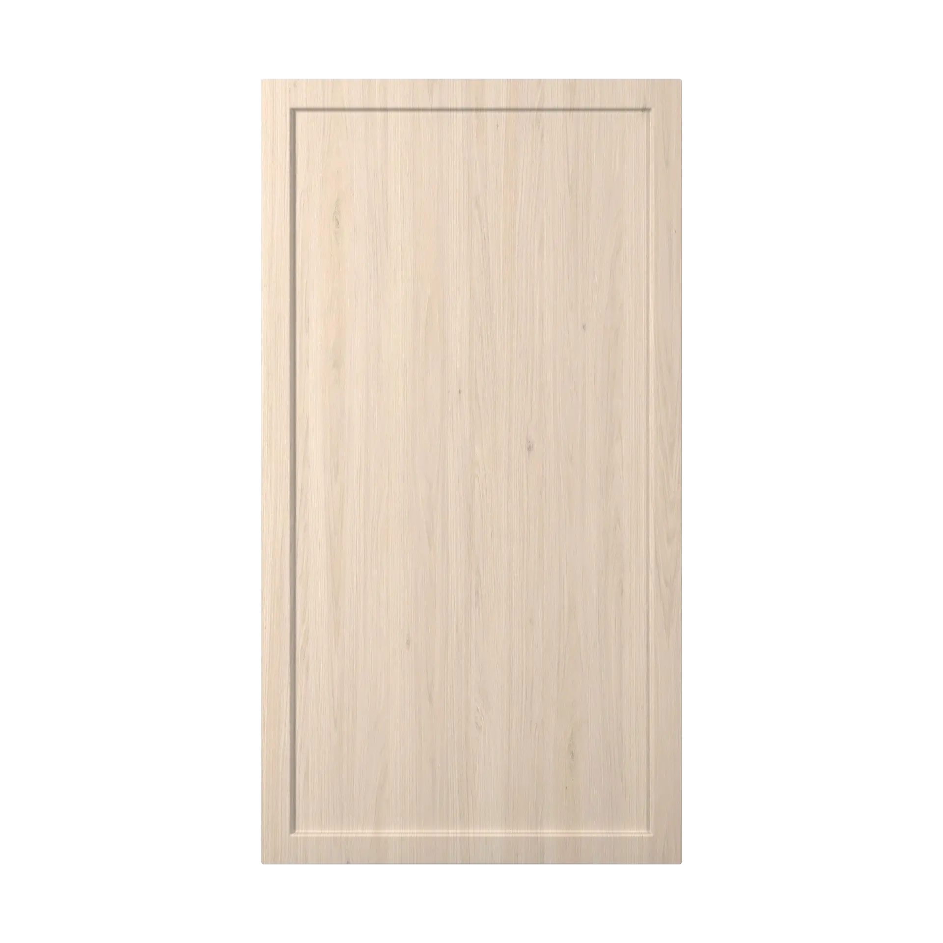 Stained White Oak Slim Shaker door front