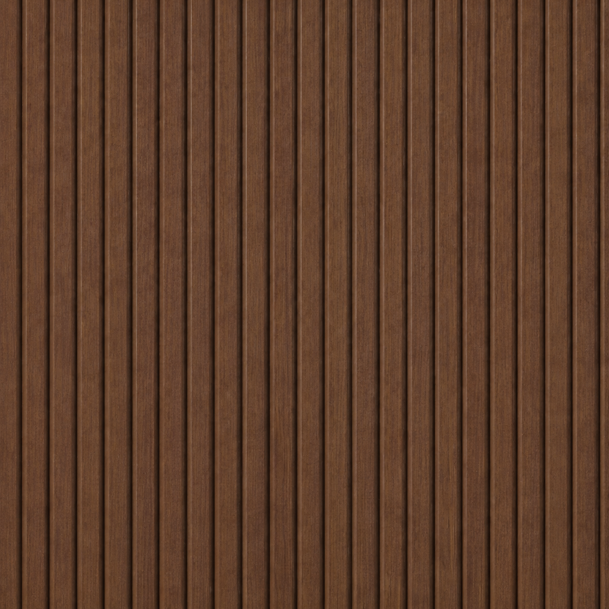 Dark Wood Reeded door front